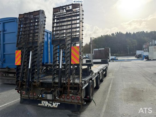 Carnehl 4-axle machinery trailer with 6-metre extension Carnehl 4-axle machinery trailer with 6-metre extension 2017 2 Low...