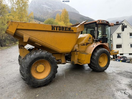 Hydrema 912E Dumper truck with white registration plates Hydrema 912E Dumper truck with white registration plates 2015 2 D...