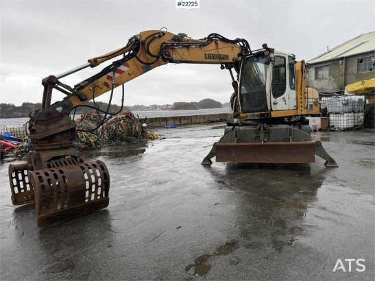 Liebherr A316 Litronic with sorting claw 6665 2009 2 Wheeled Excavators image 9