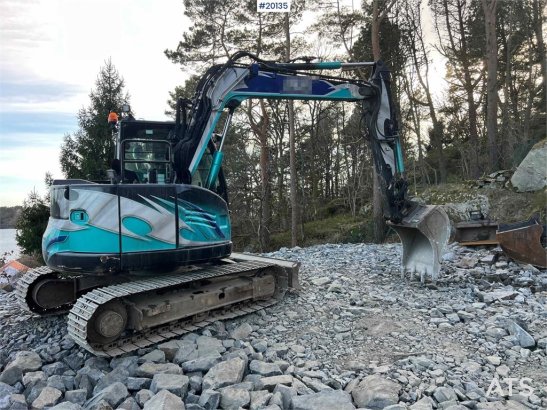Hitachi zx85us-6 excavator w/ digging bucket, hydraulic sa zx85us-6 excavator w/ digging bucket, hydraulic sa 2019 2 Crawl...