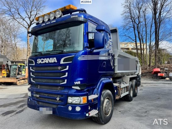 Scania R730 6x4 tipper truck with 2010 Maur triple traile R730 6x4 tipper truck with 2010 Maur triple traile 2017 2 Tipper...