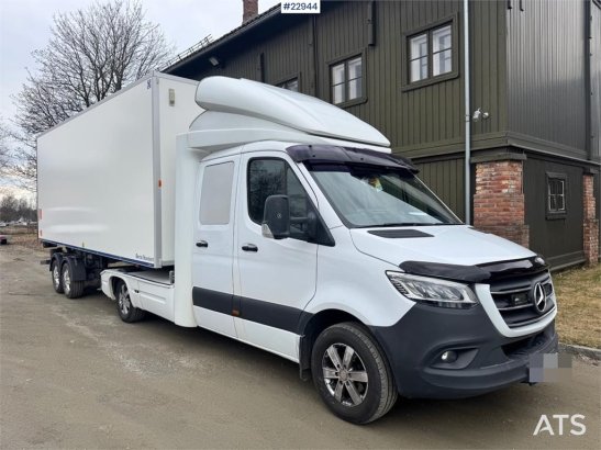 Mercedes-Benz Sprinter tractor unit with 2021 Freno-Air box trai Sprinter tractor unit with 2021 Freno-Air box trai 2020 2...