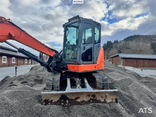 Hitachi ZX65USB-5A crawler excavator – Rototilt – 3 bucket ZX65USB-5A crawler excavator – Rototilt – 3 bucket 2014 2 Crawl...