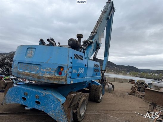 Fuchs MHL 350 wheeled excavator with elevating cab and g Fuchs MHL 350 wheeled excavator with elevating cab and g 2011 2 W...