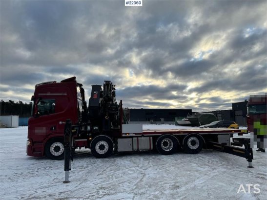 Scania R580 8x2 crane truck with 85 t/m Hiab crane – jib R580 8x2 crane truck with 85 t/m Hiab crane – jib 2019 2 Crane tr...