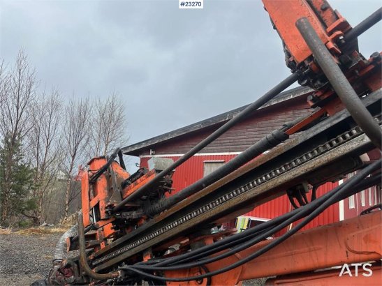 Tamrock 500 drilling rig w/ full set of new drill rods and Tamrock 500 drilling rig w/ full set of new drill rods and 2000...