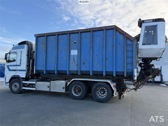Volvo FH500 6x2 hook truck with 24t joab hook, 35m³ cont 3292 2010 2 image 11