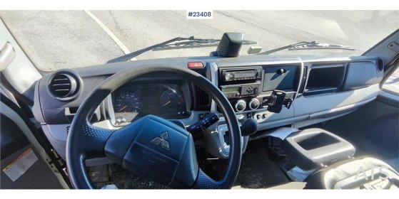 Mitsubishi Fuso Canter 4x2 flatbed truck for sale as a repair Fuso Canter 4x2 flatbed truck for sale as a repair 2019 2 im...