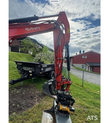 Kubota KX060-5 Beltegraver m/ 3 skuffer, rotortilt og Kly KX060-5 Beltegraver m/ 3 skuffer, rotortilt og Kly 2023 2 Crawle...