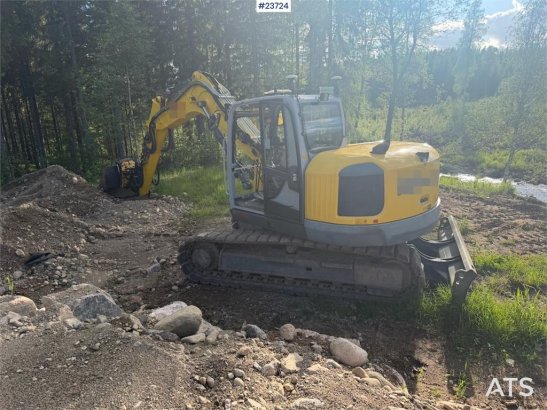 Wacker Neuson ET145 Excavator with Tiltrotator and Digging Bucke ET145 Excavator with Tiltrotator and Digging Bucke 2019 2...