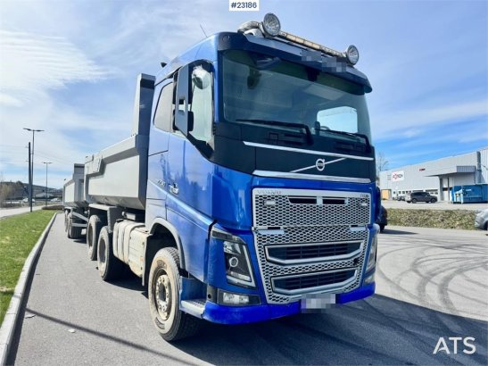 Volvo FH750 6x4 tipper truck with Maur tri-axle trailer 590 2018 2 Tipper trucks image 11