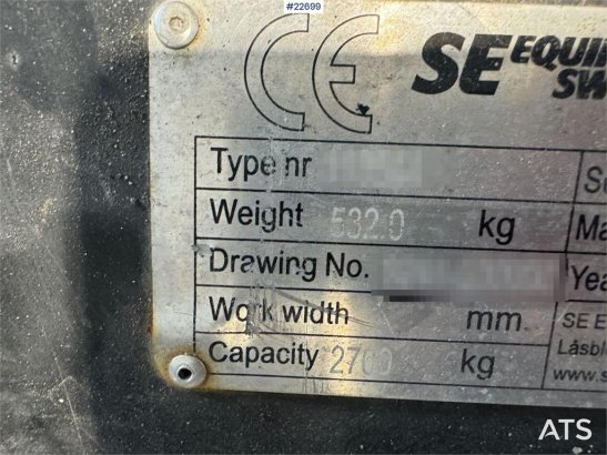 SE Equipment 113544 Crane Arm with S60 Mount SE Equipment 113544 Crane Arm with S60 Mount 2022 2 image 47