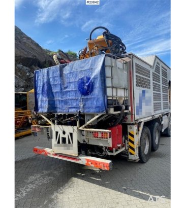 Mercedes-Benz Arocs 8x4 with a AMV 7450H concrete spraying super Mercedes-Benz Arocs 8x4 with a AMV 7450H concrete sprayin...