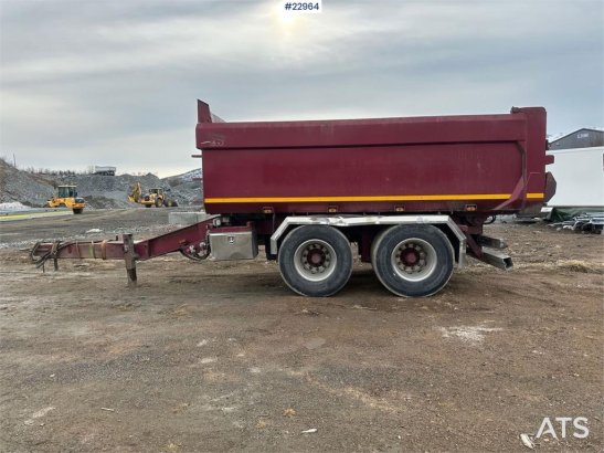 Elbo 2 axle dump trailer w/ remote control – just Elbo 2 axle dump trailer w/ remote control – just 2014 2 Dump trailers i...