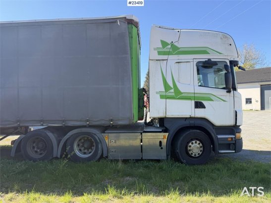 Scania R480 6x2 truck with a 3-axle Krone Profi Liner Nor R480 6x2 truck with a 3-axle Krone Profi Liner Nor 2009 2 Tracto...