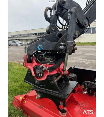 Huddig 1260C Backhoe w/ Palfinger crane, Lift, rototilt a Huddig 1260C Backhoe w/ Palfinger crane, Lift, rototilt a 2016 2...