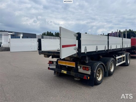 Hüffermann Drawbar Trailer with Cable Hoist and Body WATCH VI Huffermann Drawbar Trailer with Cable Hoist and Body WATCH V...