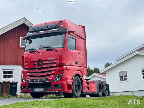 Mercedes-Benz Actros 2553LS 6x2 Tractor Unit – Hydraulics – Well Mercedes-Benz Actros 2553LS 6x2 Tractor Unit – Hydraulics...