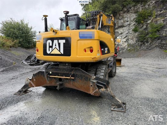 CAT M313 D wheeled excavator with Indexator tilt and S M313 D wheeled excavator with Indexator tilt and S 2013 2 Wheeled E...