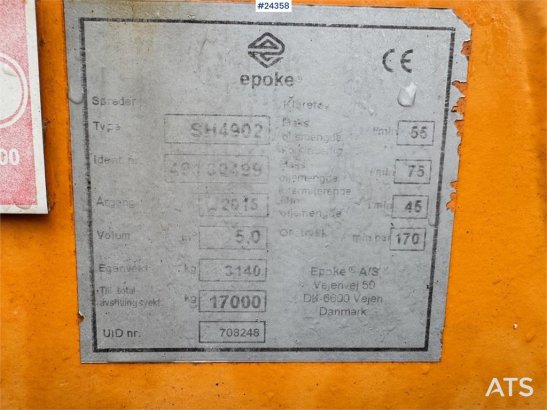 Epoke SH4902 combination spreader on hook frame Epoke SH4902 combination spreader on hook frame 2015 2 image 11