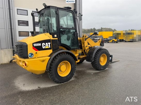 CAT 908M wheel loader with pallet forks and bucket 908M wheel loader with pallet forks and bucket 2015 2 Wheel Loaders ima...