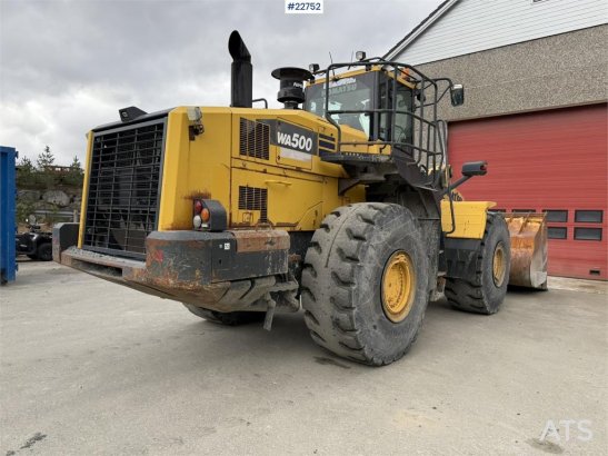 Komatsu WA500-7 wheel loader with a bucket 848 2013 2 Wheel Loaders image 56
