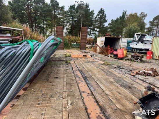 Damm 4-Axle Machinery Trailer with Hydraulic Ramps Damm 4-Axle Machinery Trailer with Hydraulic Ramps 2002 2 Lowloader tra...