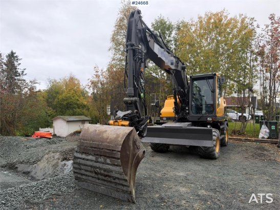 Volvo EW140D Wheeled Excavator with Rototilt, GPS and Gr 10079 2017 2 Wheeled Excavators image 11