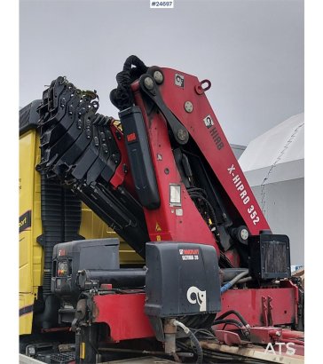 Volvo FH540 8x4 Tridem truck with 35 tm Hiab crane and 2 590 2022 2 Crane trucks image 11