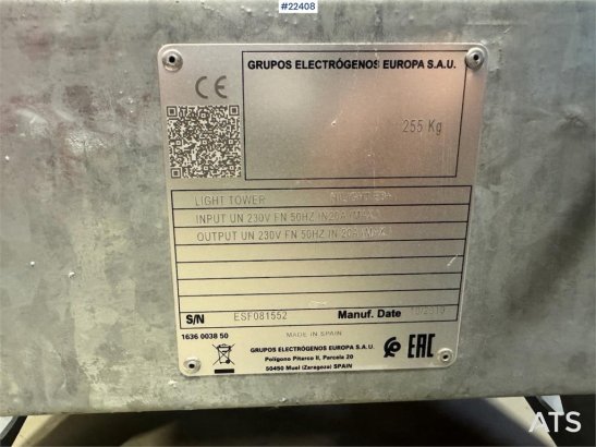 Atlas Copco Hilight E3+ Light Tower Hilight E3+ Light Tower 2019 2 image 12