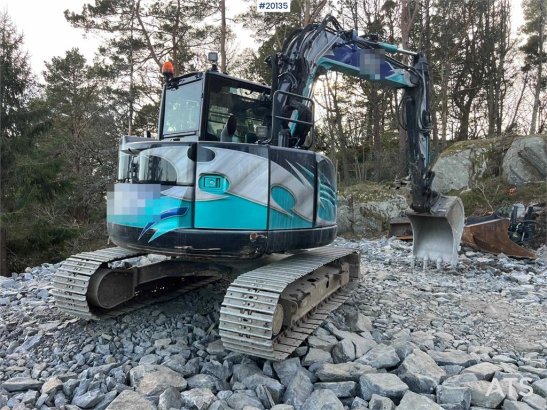 Hitachi zx85us-6 excavator w/ digging bucket, hydraulic sa zx85us-6 excavator w/ digging bucket, hydraulic sa 2019 2 Crawl...