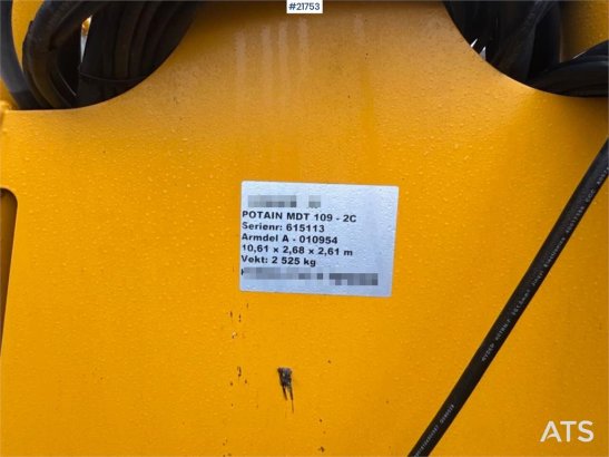 Potain MDT 109 2C Tower Crane Potain MDT 109 2C Tower Crane 2019 2 Tower cranes image 12