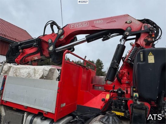 DAF CF85 8x4 crane truck with 66 t/m Fassi crane crane CF85 8x4 crane truck with 66 t/m Fassi crane crane 2013 2 Crane tru...