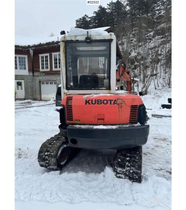 Kubota KX161-2 Tracked Excavator with Hydraulic Grading B KX161-2 Tracked Excavator with Hydraulic Grading B 2002 2 Crawle...