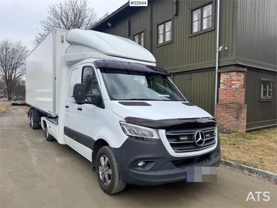 Mercedes-Benz Sprinter tractor unit with 2021 Freno-Air box trai Sprinter tractor unit with 2021 Freno-Air box trai 2020 2...