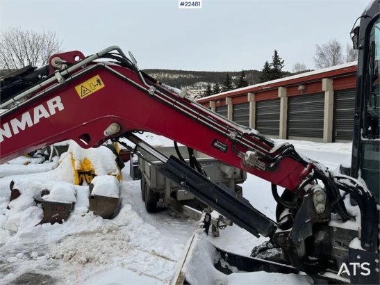 Yanmar Vio57-6B crawler excavator with tilt, grapple and 844 2022 2 Crawler Excavators image 42