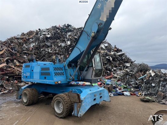 Fuchs MHL 350 wheeled excavator with elevating cab and g Fuchs MHL 350 wheeled excavator with elevating cab and g 2011 2 W...