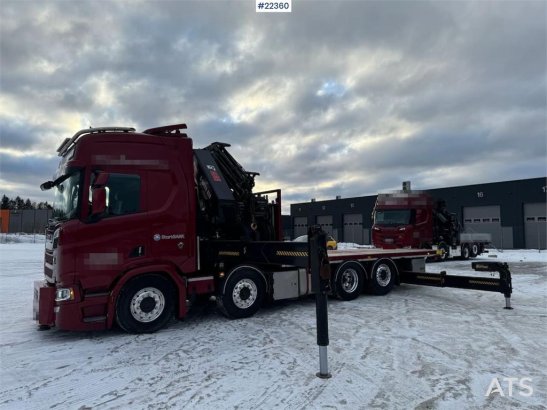 Scania R580 8x2 crane truck with 85 t/m Hiab crane – jib R580 8x2 crane truck with 85 t/m Hiab crane – jib 2019 2 Crane tr...