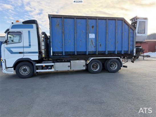 Volvo FH500 6x2 hook truck with 24t joab hook, 35m³ cont 3292 2010 2 image 12