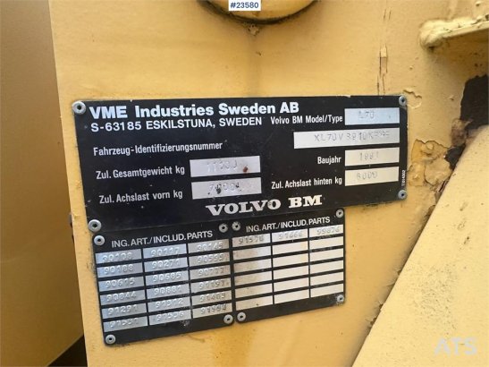 Volvo L70 Wheel Loader for Sale – Sold Without Bucket L70 Wheel Loader for Sale – Sold Without Bucket 1991 2 Wheel Loaders...