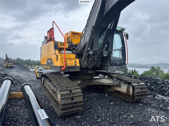 Volvo EC250EL Excavator with Drill Rig, GPS, Rototilt an EC250EL Excavator with Drill Rig, GPS, Rototilt an 2018 2 Crawler...