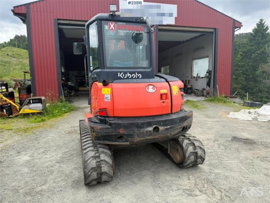 Kubota KX057-4 excavator for sale with a tooth bucket, a 2524 2018 2 Crawler Excavators image 12