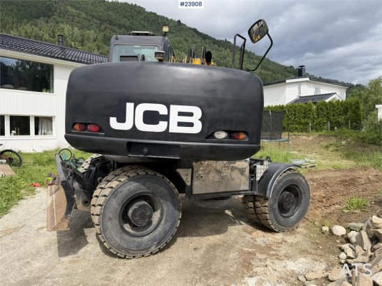 JCB JS145W wheeled machine with a cleaning bucket and JS145W wheeled machine with a cleaning bucket and 2008 2 Wheeled Exc...