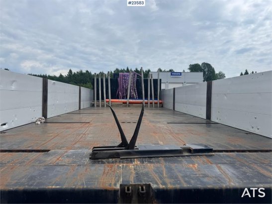 Hüffermann Drawbar Trailer with Cable Hoist and Body WATCH VI Huffermann Drawbar Trailer with Cable Hoist and Body WATCH V...