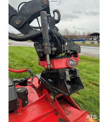 Huddig 1260C Backhoe w/ Palfinger crane, Lift, rototilt a Huddig 1260C Backhoe w/ Palfinger crane, Lift, rototilt a 2016 2...