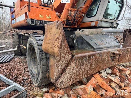 Fiat-Hitachi 150W.3 wheeled excavator with rototilt and grading Fiat-Hitachi 150W.3 wheeled excavator with rototilt and gr...