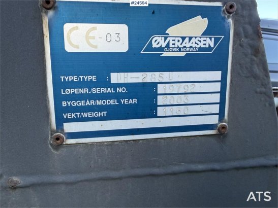 Øveraasen Dh-285U Snow Plow Blade Øveraasen Dh-285U Snow Plow Blade 2003 2 image 12