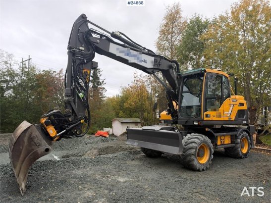 Volvo EW140D Wheeled Excavator with Rototilt, GPS and Gr 10079 2017 2 Wheeled Excavators image 12