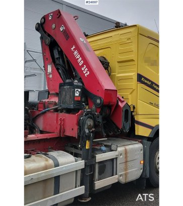 Volvo FH540 8x4 Tridem truck with 35 tm Hiab crane and 2 590 2022 2 Crane trucks image 12