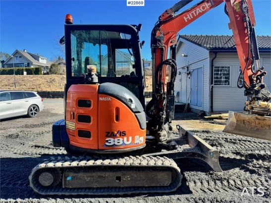 Hitachi ZX38U-6 Mini Excavator – Rototilt – 3 Buckets – Hy ZX38U-6 Mini Excavator – Rototilt – 3 Buckets – Hy 2019 2 image 13